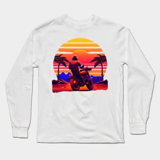 Riding off into the sunset has never felt so freeing Long Sleeve T-Shirt